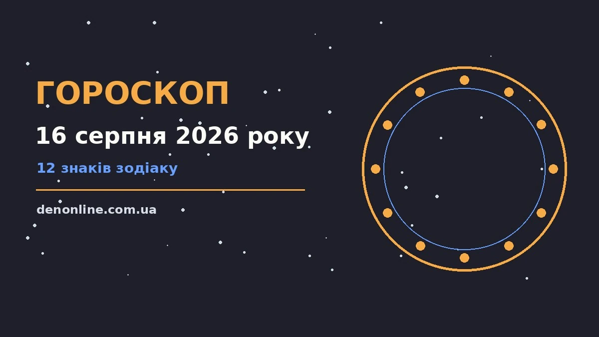 Зоряний гороскоп на 16 серпня 2026 року для дванадцяти знаків зодіаку, затишна недільна атмосфера